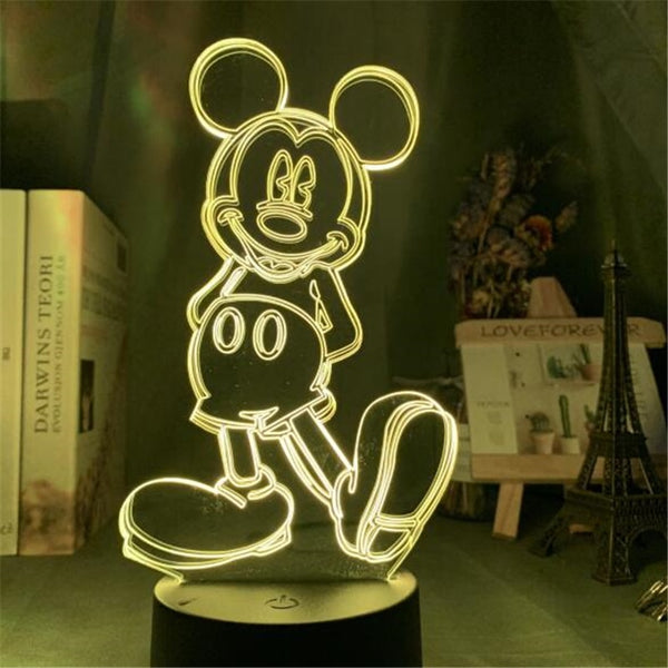 Lampe LED 3D Mickey – UNICORNDOLL