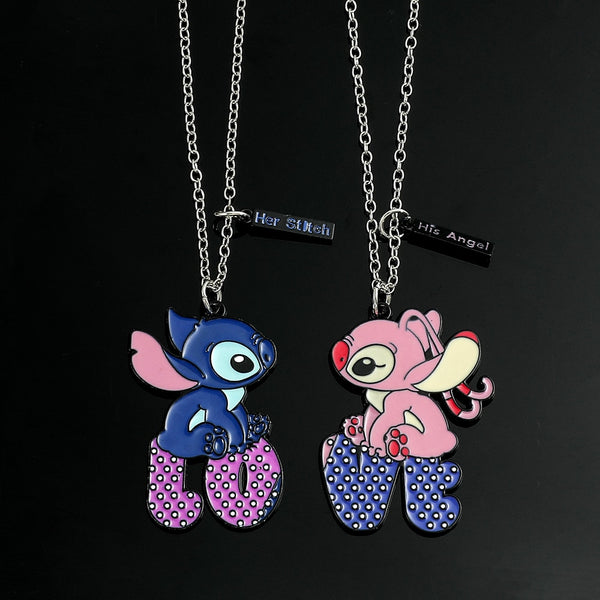 Disney Lilo & Stitch Girls BFF Necklace Set of 2- Best Friends Necklaces  with BFF and Stitch Charm- Stitch Jewelry - Walmart.com