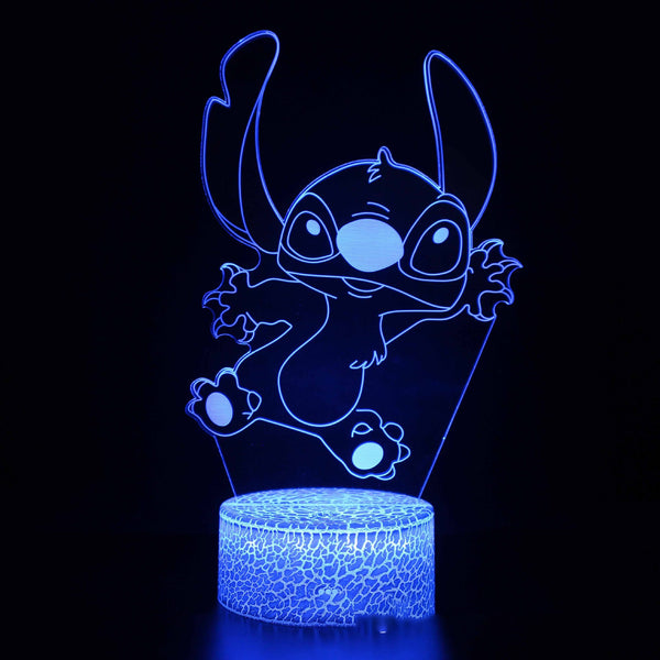 Disney Stitch Light Lampe de nuit d'ambiance pour chambre de bébé